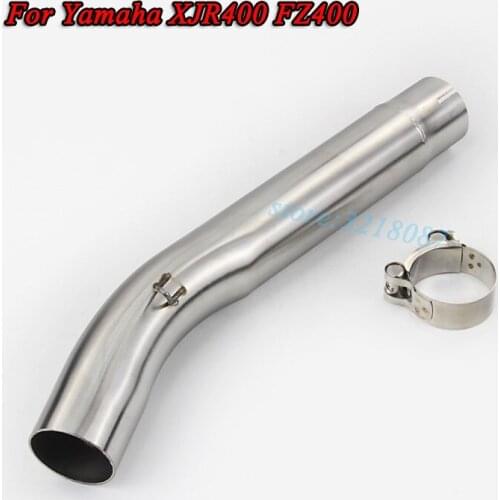 Motorcycle Exhaust Middle Link Pipe For Yamaha Motorcycle XJR400 XJR 400 FZ400 For Drop Shipping