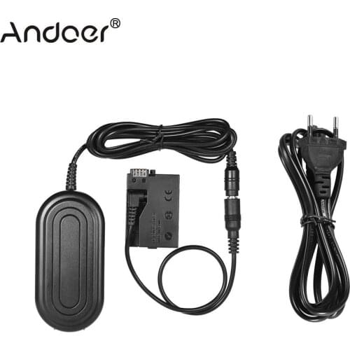 Andoer ACK-E8 AC Power Supply LP-E8 Dummy Battery Adapter Camera Charger for Canon 700D 650D 600D 550D Rebel T5i T4i T3i etc