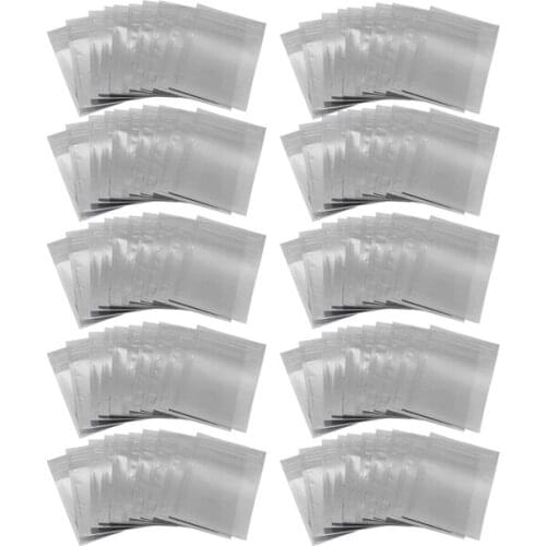 100 Pieces Antistatic Resealable Bags for SSD HDD Electronic Devices Components Motherboard Video Card (8 x 12 cm)