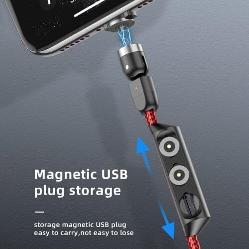 3 in 1 Cable Plug Case Portable Magnet Magnetic Charger Connector Storage Box for Outdoor Mobile Phone Decoration