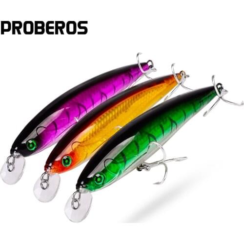 6PC 42.9g-1.51oz Fishing Lure Hard New Style Big Bait Crankbait Minnow 16cm-6.3" 6 Colors Trolling Artificial Baits