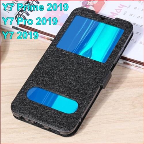 Case Cover For Huawei Y7 2019 / Y7 Prime 2019 / Y7 Pro 2019 bumper flip leather cases Y7pro Y7Prime 2019 Phone Case Fundas