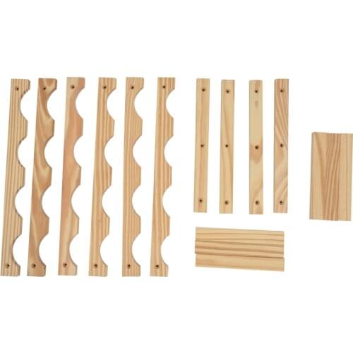 Wooden Wine Rack 12 Bottle Rack Display Stand Folding Wooden Wine Rack Alcohol Beverage Bottle Rack