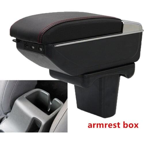 For Chevrolet Cavalier armrest box central Store content Storage box with cup holder ashtray USB interface 2016 2017 2018 2019