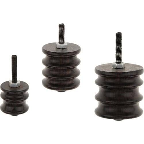 3 Pieces Leathercraft Electric Grinding Head Leather Burnisher Polished Slicker Set DIY