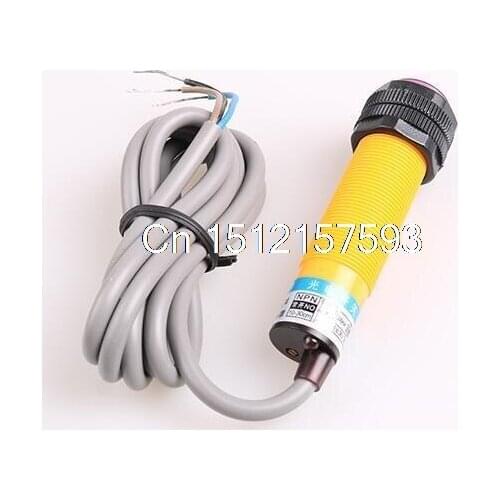 1pcs Photoelectric Switch 10V-30VDC 30cm Inductive NO NPN Optoelectronic Sensor