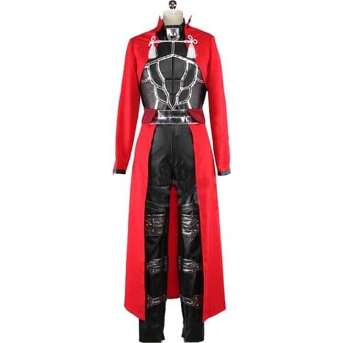 2018 Anime Fate/Extra Archer Emiya Cosplay Costume Outfit Tops+Pants+Apron Halloween Adult Costumes for WomenMen Custom Any S