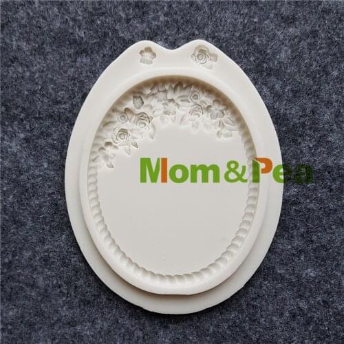 Mom&Pea MPB0020 Mirror Shaped Silicone Mold Cake Decoration Fondant Cake 3D Mold Food Grade