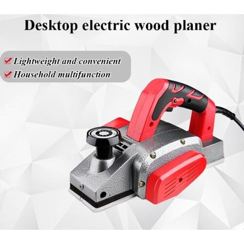 Desktop Electric Wood Planer Planer Portable Electric Planer Woodworking Planer Electric Planer Household Multifunctional