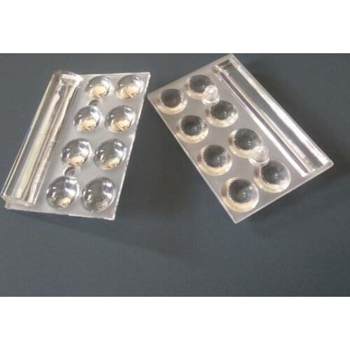 #JSMV-68 New High quality Headlight lens, Led lens, Size: 68X46X12.8mm, Degree: 15, Clean surface, PMMA