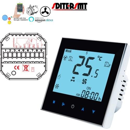 220V 24V Compressor Delay Refrigeration and Heating Temperature Controller for Home Thermostat WIFI Smart TUYA Equipment Linkage