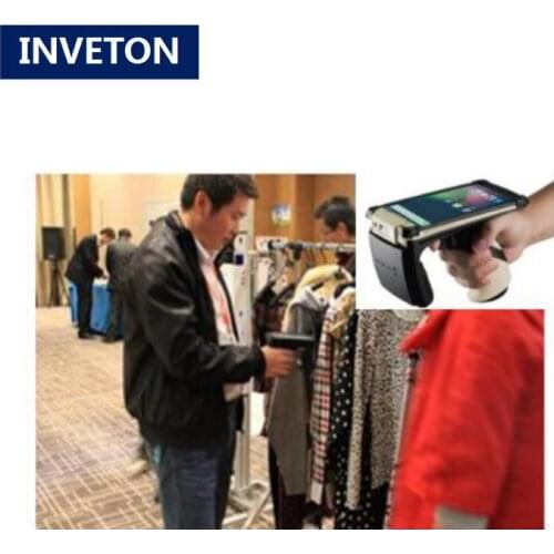 Retail using long range epc gen2 uhf rfid scanner reader handheld portable support WIFI Android 6.0 UHF RFID barcode scanning