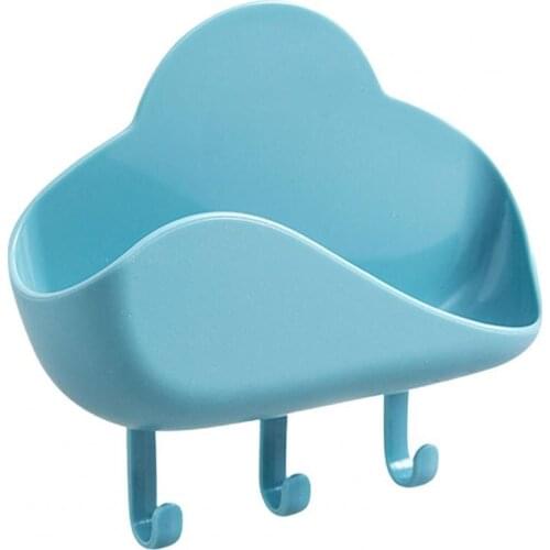 Cloud Soap Rack Self Adhesive Punch Free ABS Wall Mount Sticky Hook for Bathroom