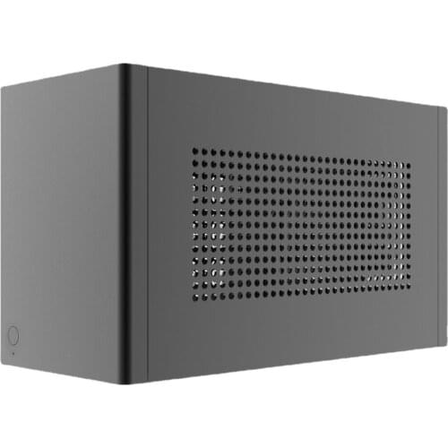 Aklla A4 gray chassis, - ATX power itx Mini chassis supports 240 / 280 water cooling, long graphics card and 3.5 hard disk