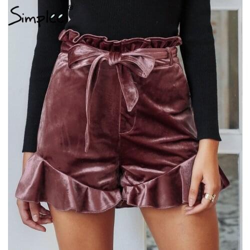 SIMPLEE Women's Winter Shorts