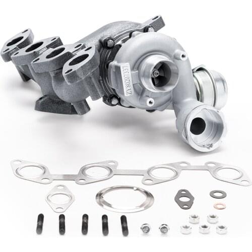 GT1749V Turbine Turbo charger For Audi A3 Hatchback for VW Touran MPV 2.0TD 103kw + exhaust manifold turbolader 724930-5008S