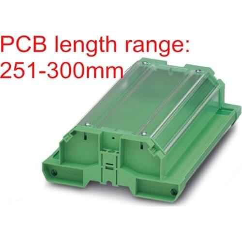 UM122 profile with cover 251-300mm PCB housing, PCB din rail ,PCB carrier,PCB control board holder