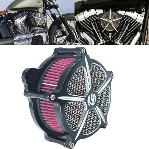 Motorcycle RSD Speed 5 Venturi Air Cleaner Intake Filter for Harley Sportster 1200 Dyna FXDLS FLSTNSE Softail Fat boy Touring