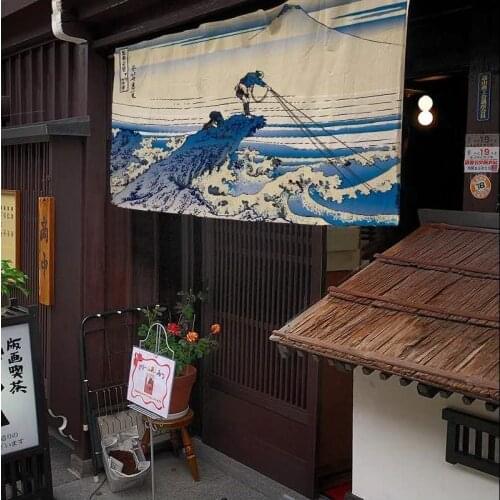 Japanese door curtain kitchen whole piece curtain bedroom hanging curtain decorative hanging curtain for restaurant room cortina