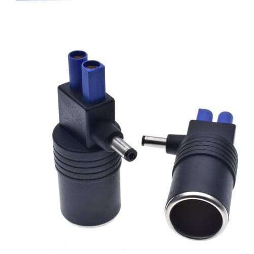 High Quality DC 5.5x2.1mm Male to Car Cigarette Lighter Socket Plug EC5 Female Connector Adapter