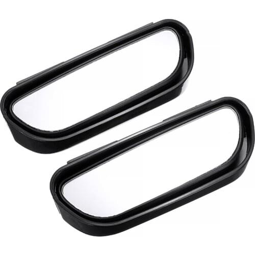2pcs Universal Wide Viewing Angle Car Rear View Side Mirror 360 Degree Adjustable Mirror Road Safety Accessories