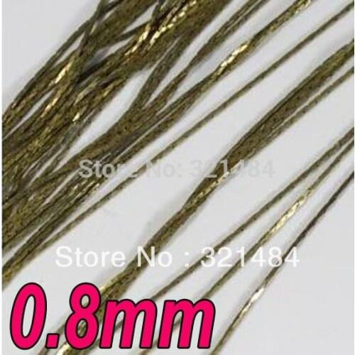 200meter 0.8mm Antique Bronze Metal Tone Snake Chain Jewelry Link Connector DIY jewelry findings accessoreis