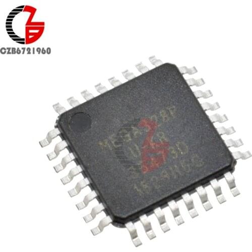 ATMEGA328 ATMEGA328P ATMEGA328P-AU ATMEGA328P-UATMEL TQFP32 QFP MEGA328-AU SMD Microcontroller IC for Arduino