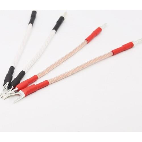 Audiocrast jumper Performance Speaker Cable 4 x 20cm Banana Plugs - Spades