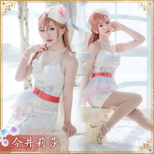 Bang Dream! Roselia Imai Lisa Cosplay Costume Anime Dresses Christmas Halloween Free shipping CG646