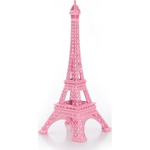 Large height 25CM Pink girl heart Paris Eiffels Eiffeler tower home Creative decorations ins Decorative props for wind shooting
