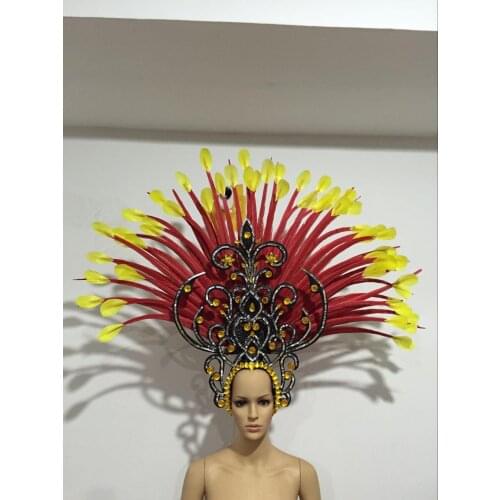 Brazil Rio Spanish Cuba Santiago Havana Venice Dionysia carnival Float Mask dress masque ball costume samba plumage plume Headd