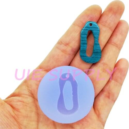 BYL472U 30.4mm x 15.6mm Earrings Necklace Silicone Mold Resin Jewelry Making Craft Cake Decoration Fondant FOOD SAFE OVEN SAFE
