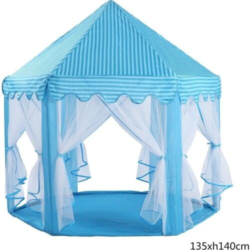 Childrens Tent Korean Indoor Mesh Hexagonal Mosquito Net Baby Decoration Game House Princess Toy Castle Pink Tent