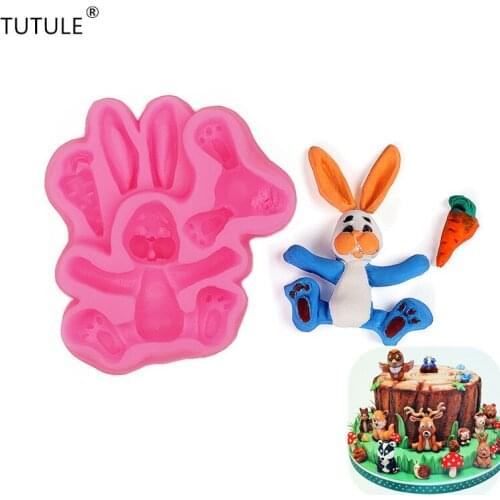 Gadgets-Rabbit carrot Mold - silicone mold for crafts, jewelry, resin, porcelain, clay, candies, baking, plastic, metal and more