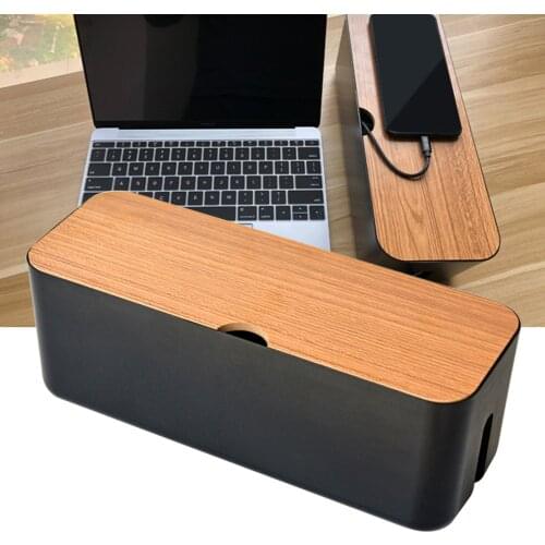 Home safety multifunctional wire storage box charger power cord hidden mobile phone computer tablet socket cable organizer