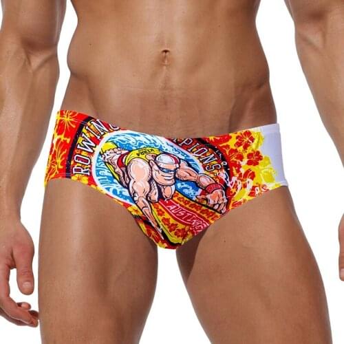 Sexy Low Waist Mens Swimming Briefs Quick Dry Male Breathable Surfing Underwear for Bathing Gay Mens beach Swimwear Swimsuits
