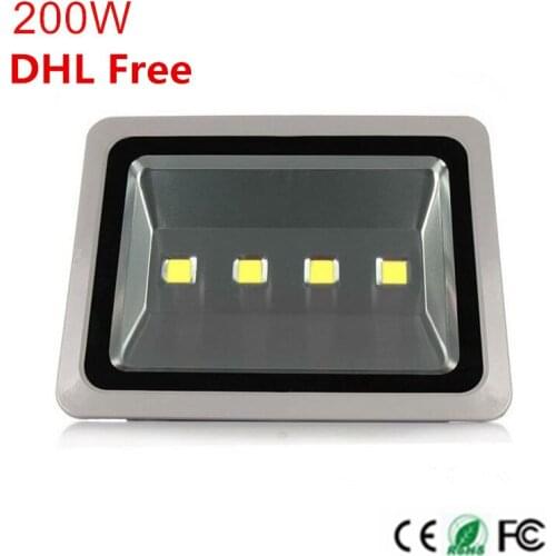 Best quality Waterproof Led Flood 200W Led Floodlight High Power Epistar Chips Spotlight AC85-265V Street lamp Outdoor lighting