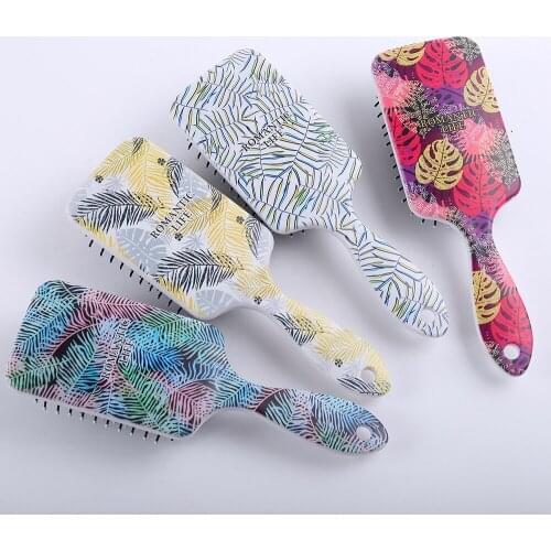 Scalp Massage Comb Anti Static Paddle Brush Hair Styling Tool Cute Women Detangle Hairbrush Curly Hair Wig Detangling Hair Brush