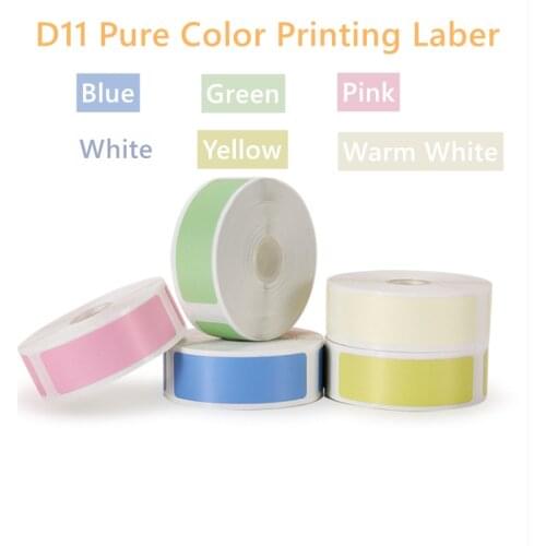 NiiMbot D11 Thermal self-adhesive color label sticker hot selling personalised stickers labels clear labels adhesive sticker#R40