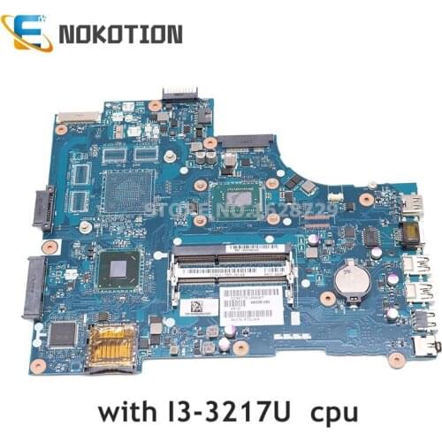 NOKOTION CN-0HKJ53 HKJ53 0HKJ53 For Dell Inspiron 5521 3521 Laptop motherboard VAW00 LA-9104P SR0N9 I3-3217U cpu