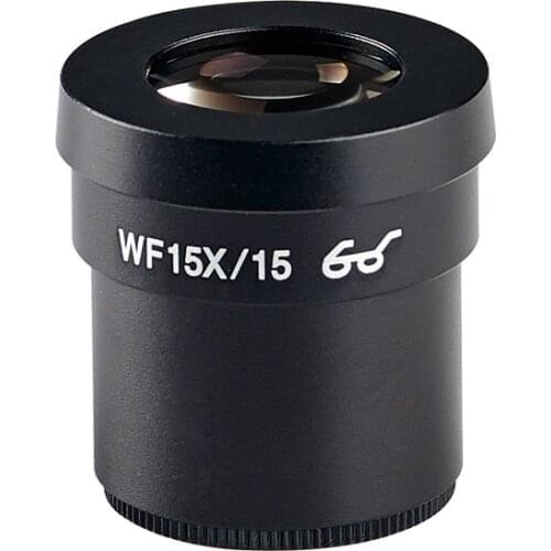 WF15X Eyepiece One Pair For Stereo Microscope Wide Field High Coverage 15mm WF15X/15 High Eye-point