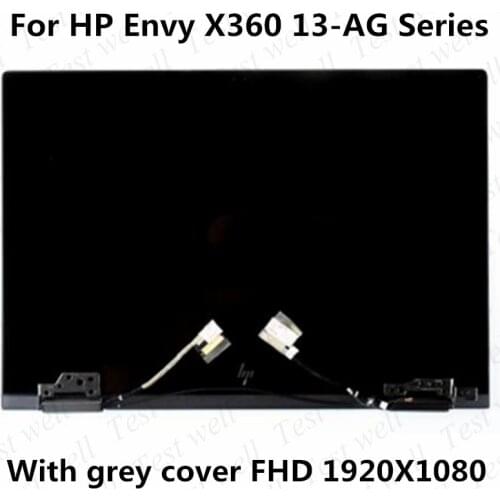 Original For 13.3" FHD FOR HP ENVY x360 13-AG 13M-AG 13-ag0006la 13-ag0007la lcd display panel hinge up digitizer Full Assembly