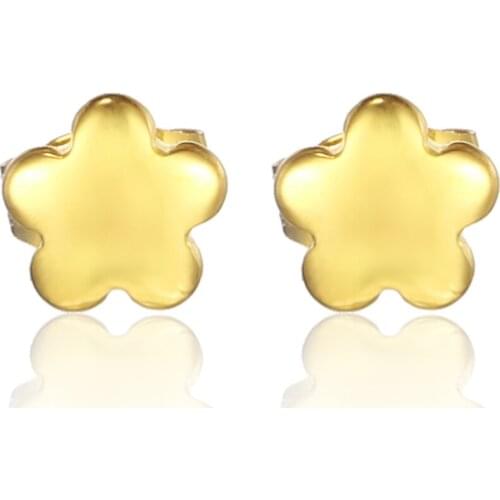 OUFEI stainless steel Stud earring rose gold Jewelry for woman fashion charm Stud earring Bohemia advanced accessories