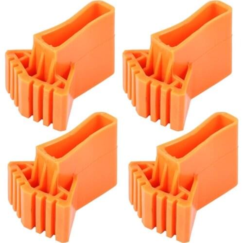 T3EC 4 pcs Durable Non Slips Ladder Rubber Feet Mat Ladder Feet Rubber Cover Ladder Foot Cushion Ladder Parts Replacement