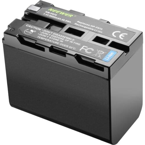 Neewer 6600mAh Li-ion Battery,Replacement Battery for Sony NP-F970 NP-F960 NP-F975 NP-F570 NP- F750 NP-F770,Suitable for Neewer