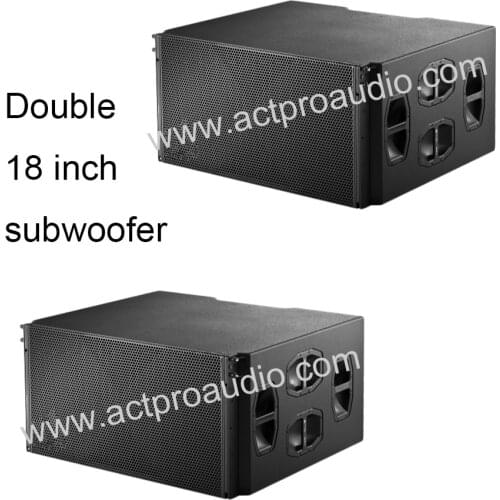 Three-Way Dual 12′′ PRO Audio Line Array PA Speaker with dual 18 inchsubwoofer loudspeaker