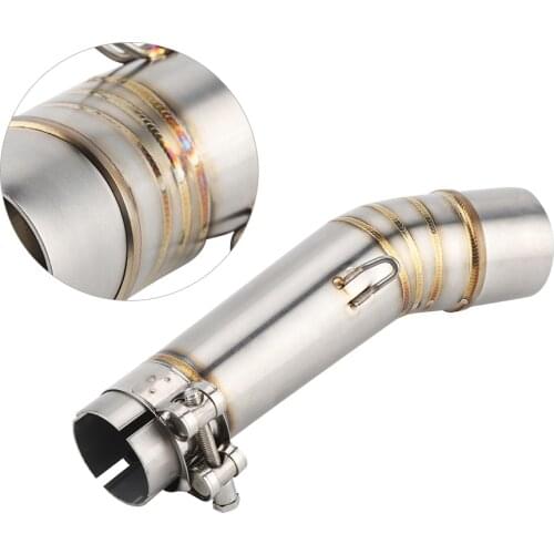 Motorcycle Exhaust Vent Middle Link Pipe For HONDA NC700S NC750X NC750S NC700X 2012-2017 Stainless Steel Durable High Quality