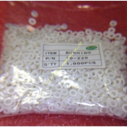 100pcs TO-220 insulation tablets circle M3 transistor pads Bushing TO - 220 Plastic Insulation Washer