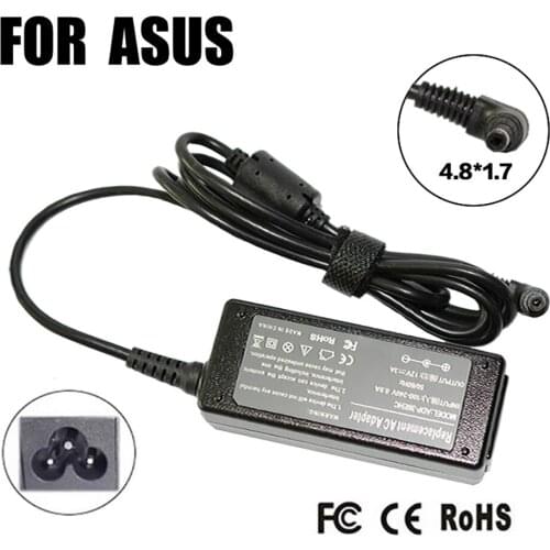12V 3A 4.8*1.7MM Replacement Battery Charger AC Adapter For Asus Eee PC 904 900HA 900HD 904HA 904HG R33030 1000HT 1000HV 1000XP