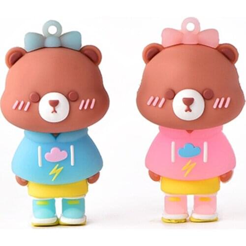 2021 Shy Little Brown Bear Home Decoration Accessories Home Decoration Accessories Garden Miniatures Christmas Cake DIY Decor